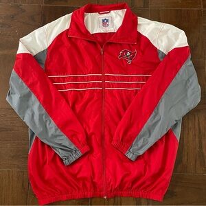 Tampa Bay Buccaneers Windbreaker Jacket Men XL Full Zip NFL Sports Illustrated
